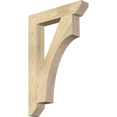 Ekena Millwork Westlake Slat Rough Sawn Bracket, Douglas Fir, 4"W x 24"D x 36"H BKT04X24X36WTL06RDF